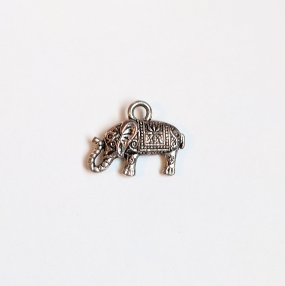 Silver Elephant Charm - Picture 4 of 8